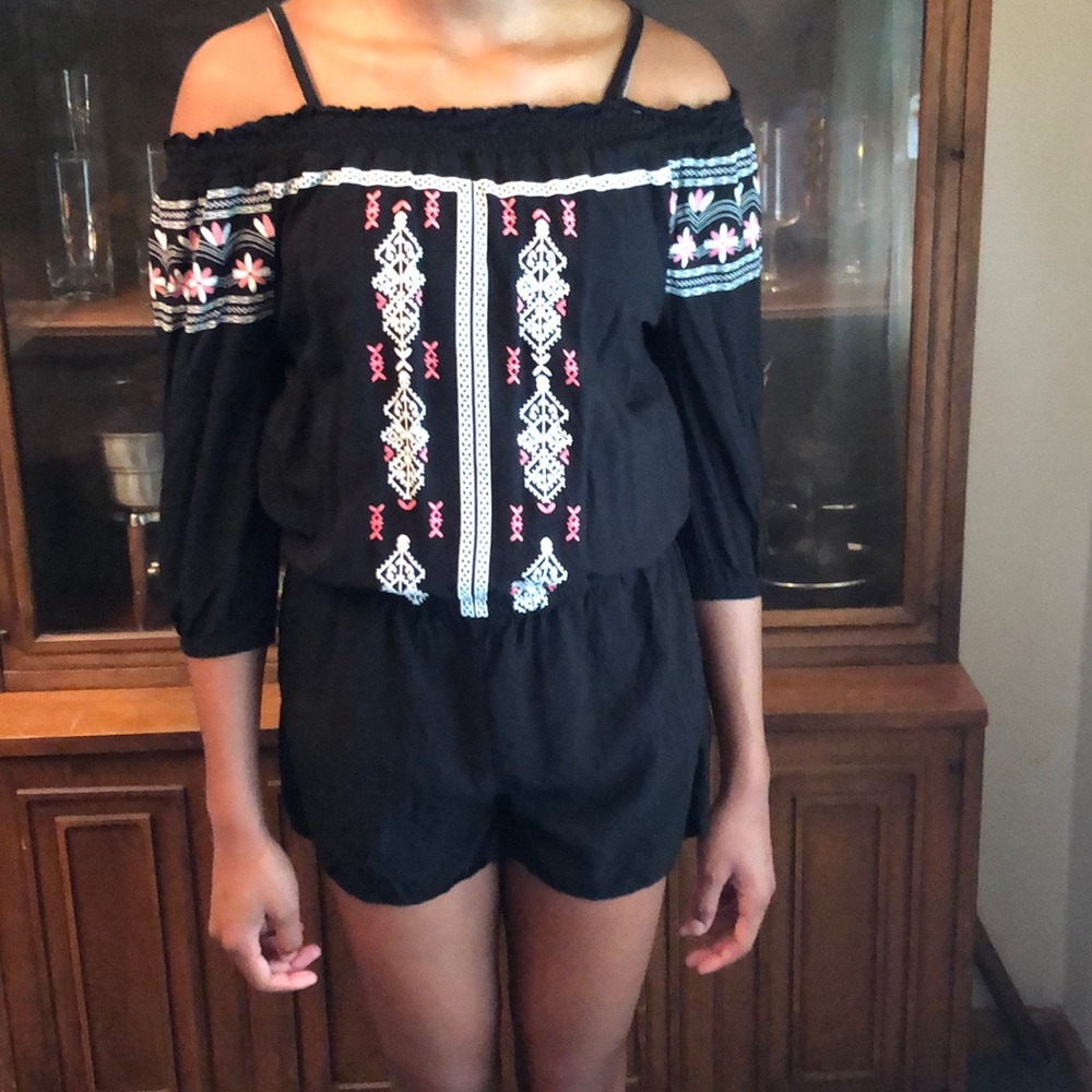 Epic Threads Off The Shoulder Romper Sz XL